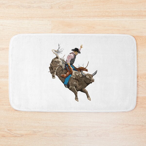 Item preview, Vintage Western Rodeo Cowboy Silhouette Retro Country Farm Life Art | Best Buy designed and sold by hannahnormann.