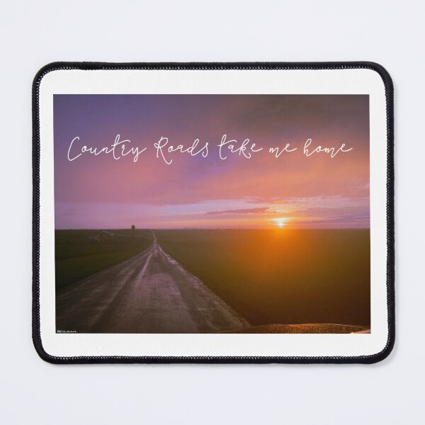 Item preview, Country Roads Take Me Home — Country Sunset Photography designed and sold by aadventures.