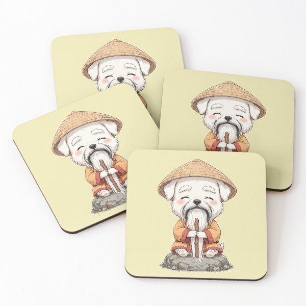 Item preview, Oriental Master Dog with Straw Hat designed and sold by CaptainSeal.