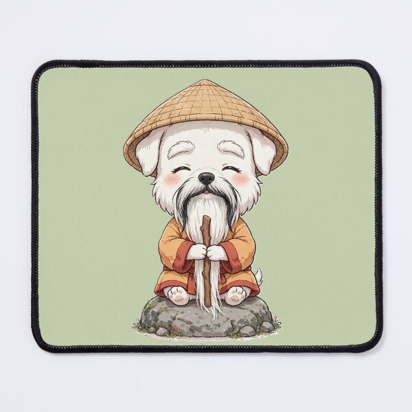 Item preview, Oriental Master Dog with Straw Hat designed and sold by CaptainSeal.