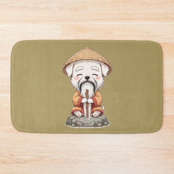 Item preview, Oriental Master Dog with Straw Hat designed and sold by CaptainSeal.