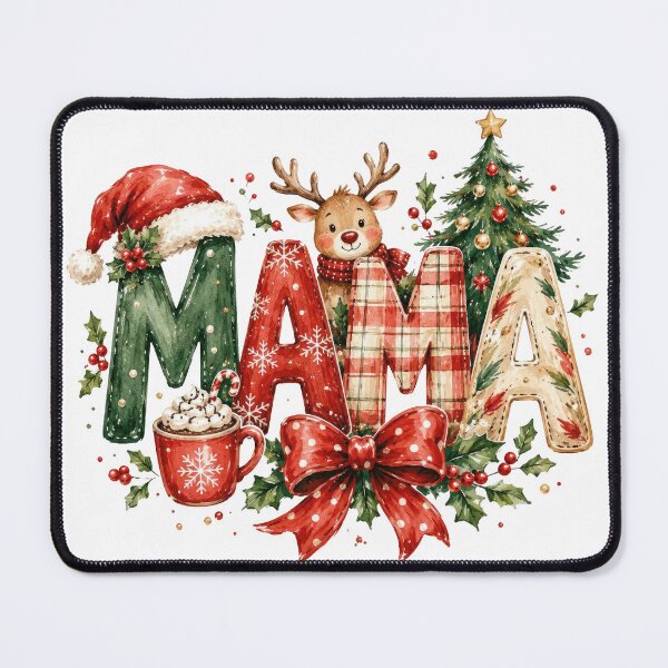 Item preview, Cute Christmas Mama Plaid Reindeer designed and sold by DYAFLK.