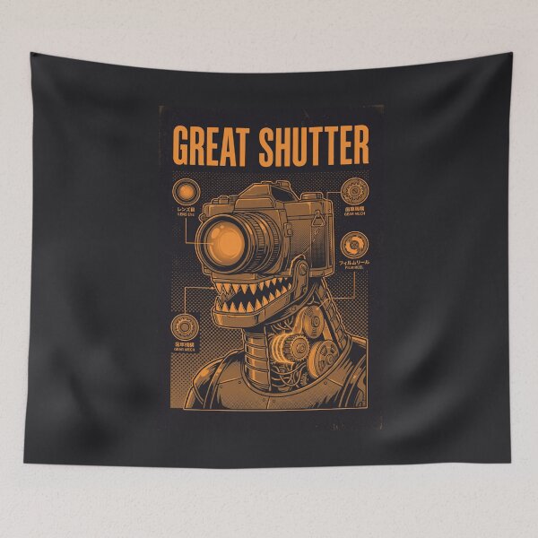 Item preview, Great Shutter Monster Anatomy Print designed and sold by NullSpacePrints.