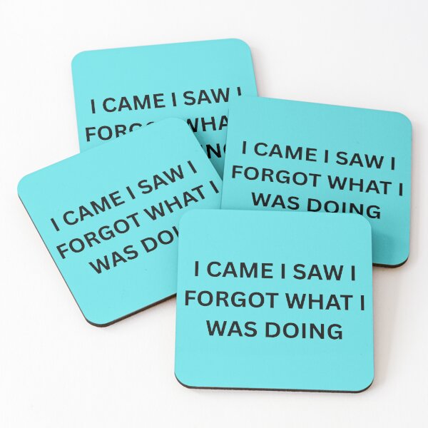 Item preview, I Came I Saw I Forgot What I Was Doing Funny Sticker designed and sold by isaacsutton18.