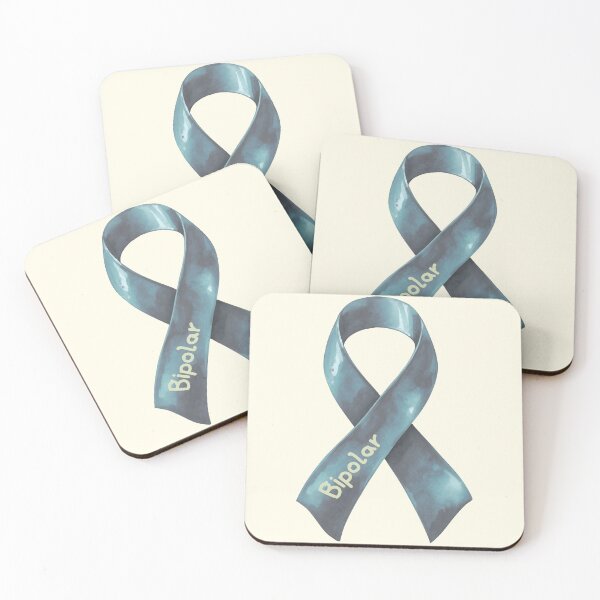 Item preview, Bipolar, BD, Bipolar Disorder, Bipolar Awareness Ribbon designed and sold by MoMidoStore.