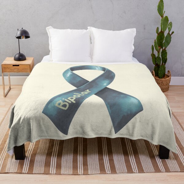 Item preview, Bipolar, BD, Bipolar Disorder, Bipolar Awareness Ribbon designed and sold by MoMidoStore.