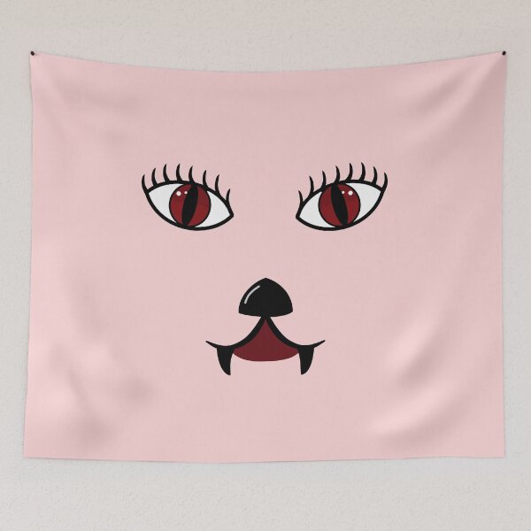 Item preview,  Creepy Vampire Cat Dark Red Eyes designed and sold by Tanapan2529.