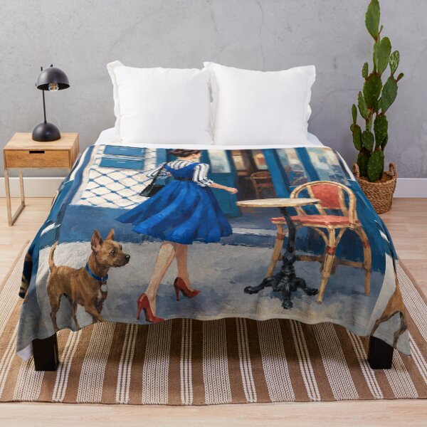 Item preview, French Café Street Scene, Impressionist Painting designed and sold by CARRAANN.