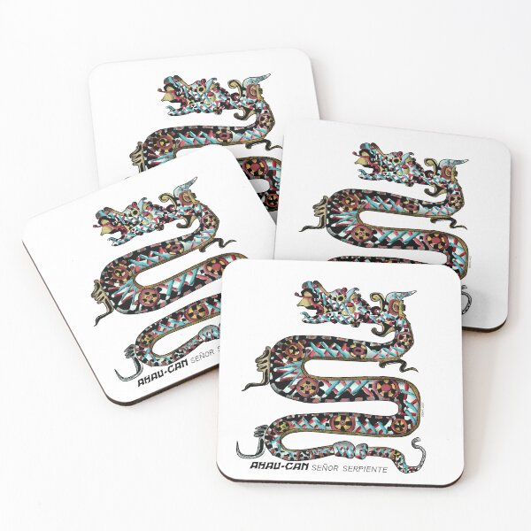 Item preview, AHAU-CAN — Lord Serpent | Maya-Inspired Serpent Art designed and sold by WaveAcuarela.