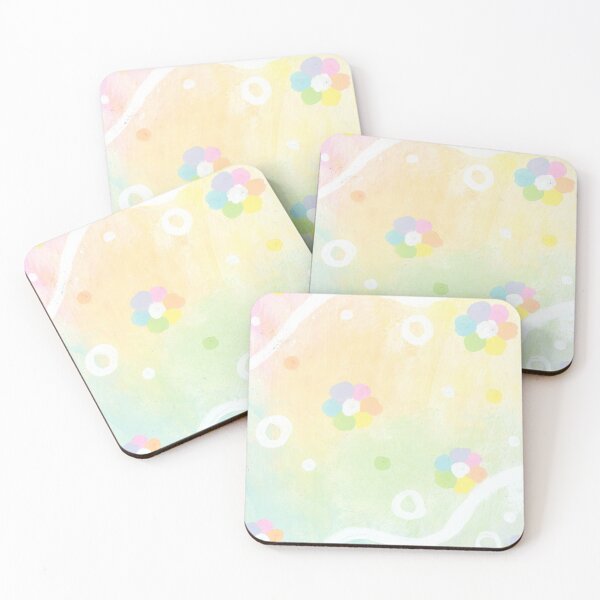 Item preview, Pastel Rainbow Flower Waves designed and sold by Sydney-Sunxhine.