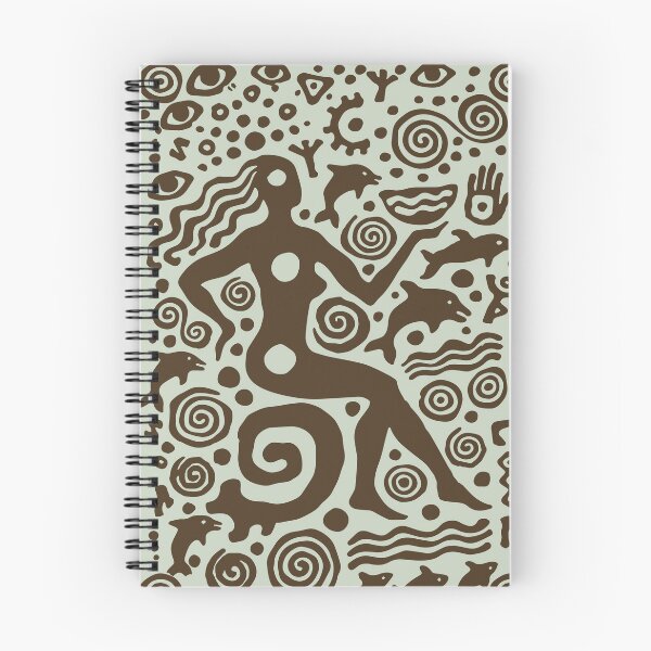 Item preview, Ancient Ocean Goddess Petroglyph Art designed and sold by RamyGallery.