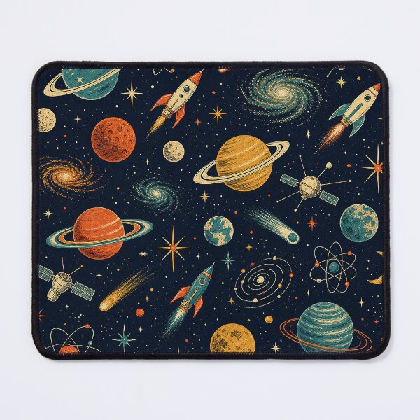 Item preview, Retro Space Age Mid Century Cosmic Pattern designed and sold by frumixart.