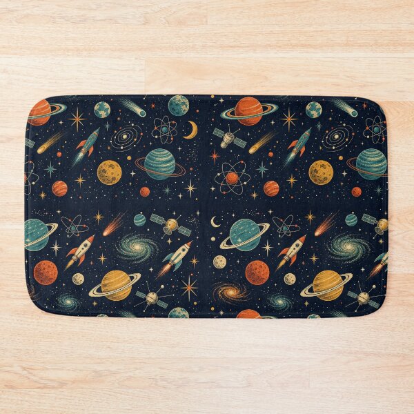 Item preview, Retro Space Age Mid Century Cosmic Pattern designed and sold by frumixart.