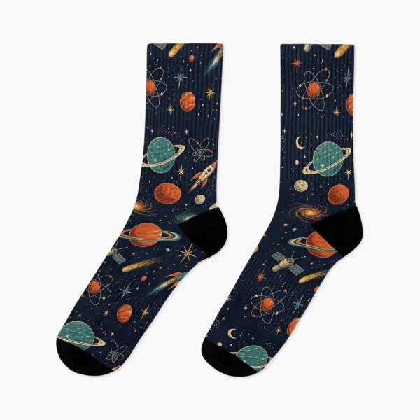 Item preview, Retro Space Age Mid Century Cosmic Pattern designed and sold by frumixart.