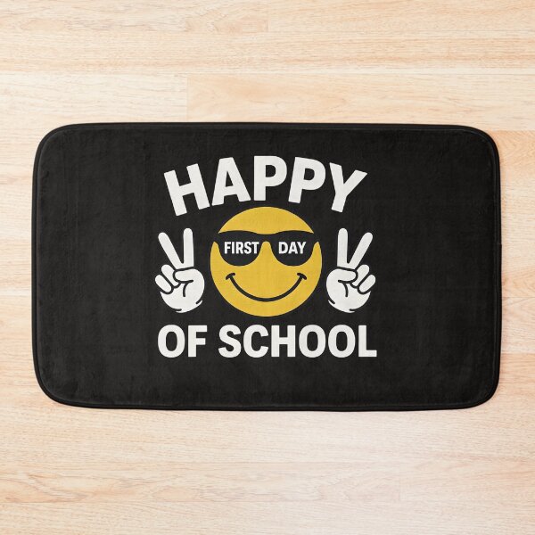 Item preview, Happy First Day of School Smiley Face Kids Classroom  designed and sold by dragonbol023.