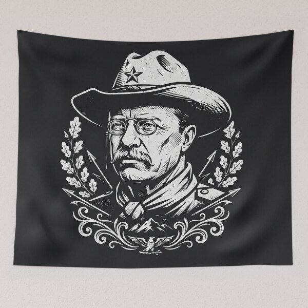 Item preview, Theodore Roosevelt Rough Riders Vintage Portrait designed and sold by Owcomm.