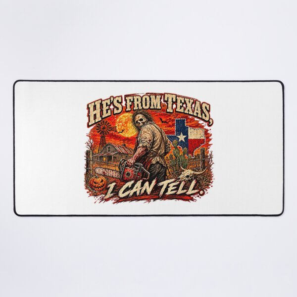 Item preview, Hes From Texas I Can Tell Halloween designed and sold by Ritlansie.