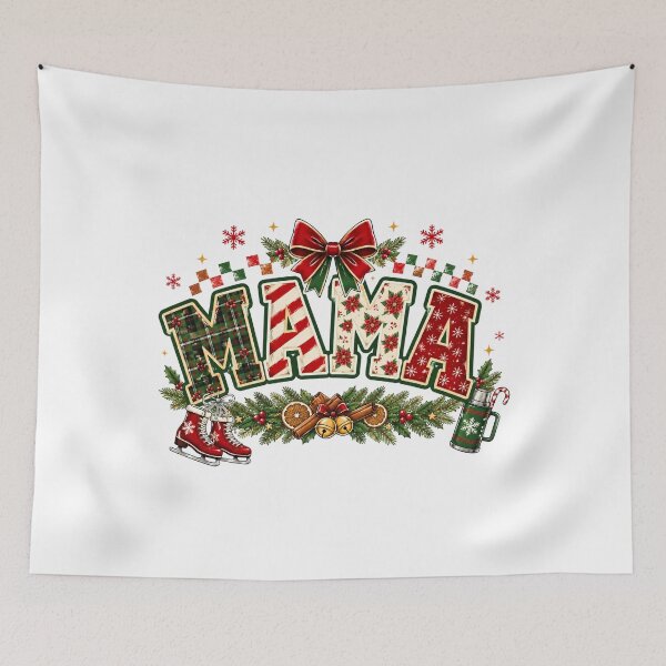 Item preview, Festive Christmas Mama Cozy Winter designed and sold by DYAFLK.