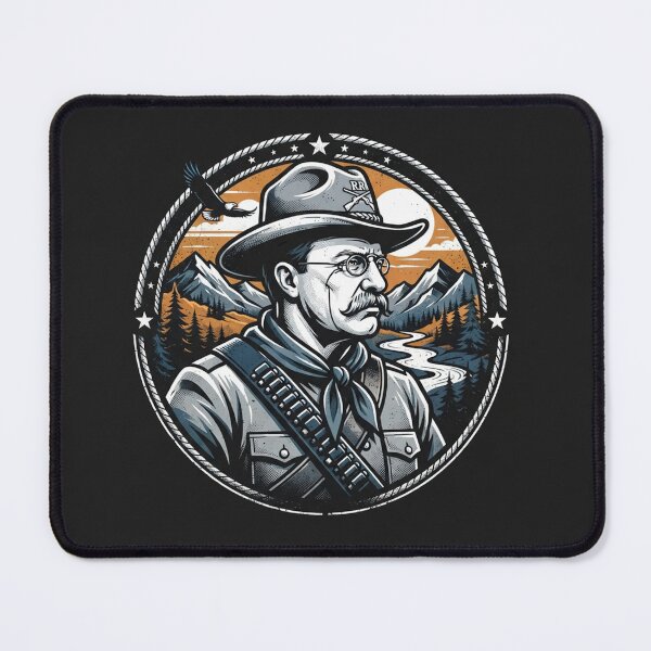 Item preview, Theodore Roosevelt American Rough Rider Emblem designed and sold by Owcomm.