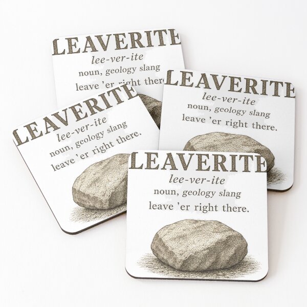 Item preview, Leaverite Rockhound Dictionary Entry designed and sold by BoosterShop.