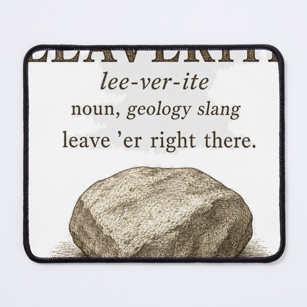 Item preview, Leaverite Rockhound Dictionary Entry designed and sold by BoosterShop.