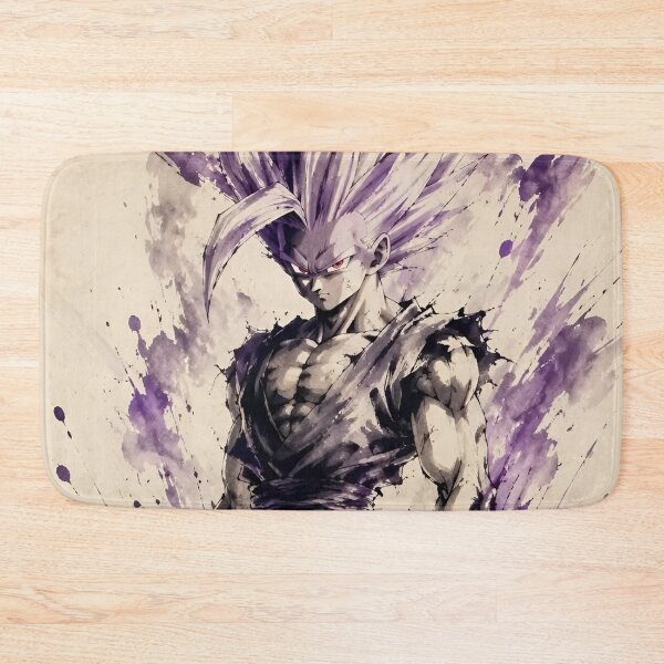 Item preview, Purple Aura Warrior – Mystic Super Warrior Ink Wash Fantasy Art designed and sold by Dyan4.