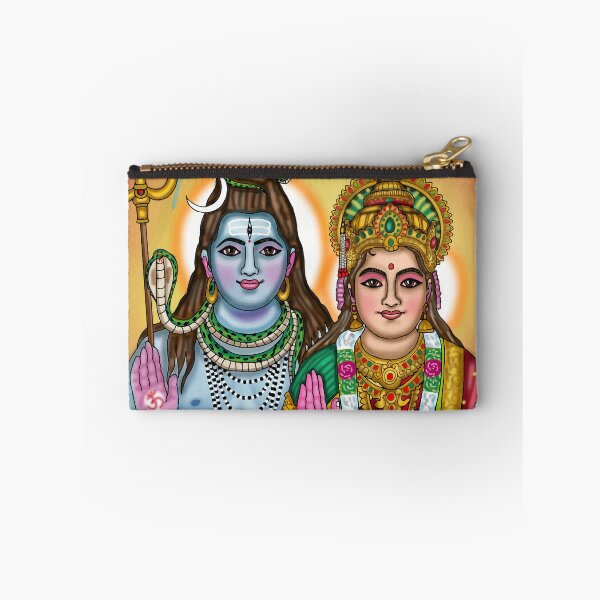 Item preview, Lord Shiva Parvati Digital Drawing | Divine Hindu Couple Artwork designed and sold by Harshit_Digital_Arts.