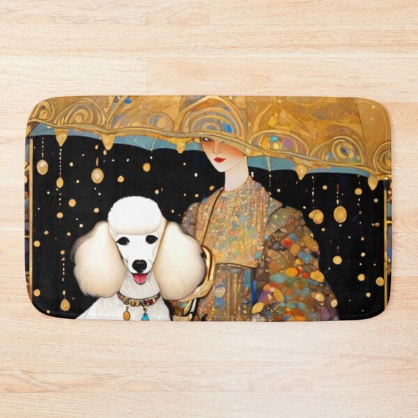 Item preview, Lady With White Poodle designed and sold by TheDarkWardrobe.
