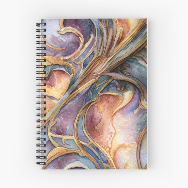 Item preview, Arcane Art Nouveau Fantasy Watercolor Swirls designed and sold by DeePat77.