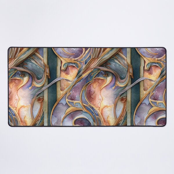 Item preview, Arcane Art Nouveau Fantasy Watercolor Swirls designed and sold by DeePat77.