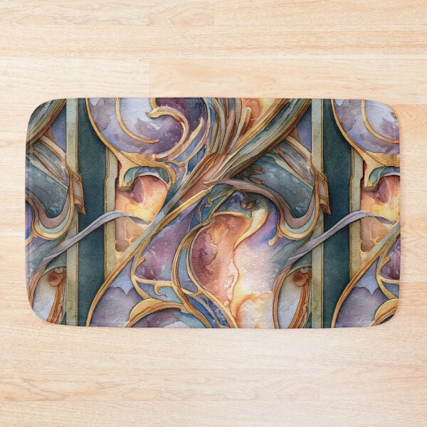 Item preview, Arcane Art Nouveau Fantasy Watercolor Swirls designed and sold by DeePat77.