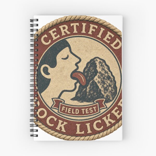 Item preview, Certified Rock Licker Vintage Field Test Badge designed and sold by BoosterShop.