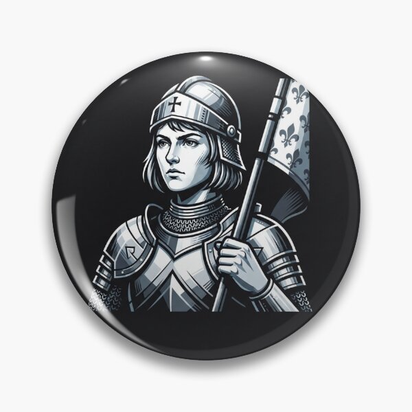 Item preview, Joan of Arc Medieval Warrior Hero Portrait designed and sold by Owcomm.