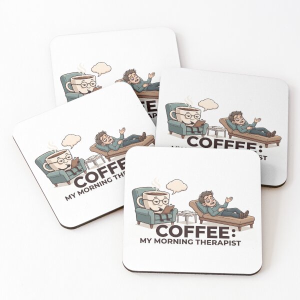 Item preview, Coffee: My Morning Therapist designed and sold by CleverGoods.