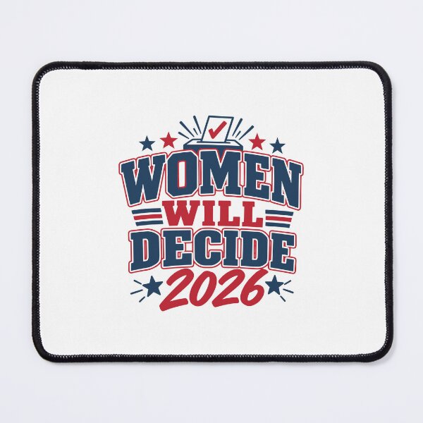 Item preview, Women Will Decide 2026 - Female Voter Election 2026 - Womens Democracy Civic Engagement Political Gift designed and sold by gunaone-design.