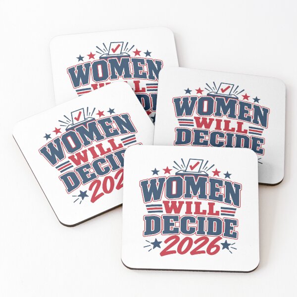 Item preview, Women Will Decide 2026 - Female Voter Election 2026 - Womens Democracy Civic Engagement Political Gift designed and sold by gunaone-design.