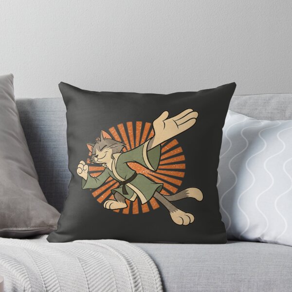 Item preview, Cozy Vintage Kung Fu Cat. Retro Martial Arts Cartoon designed and sold by Amyay.