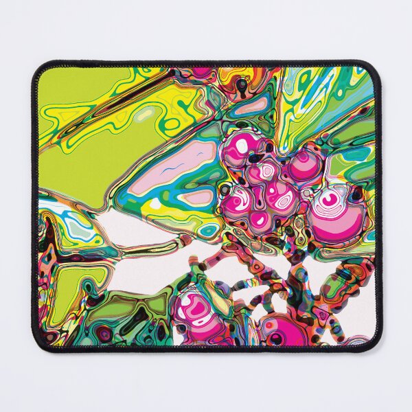 Item preview, Modern Pop Abstract Painting Fruit Garden in Electric Colors designed and sold by cremedecolor.