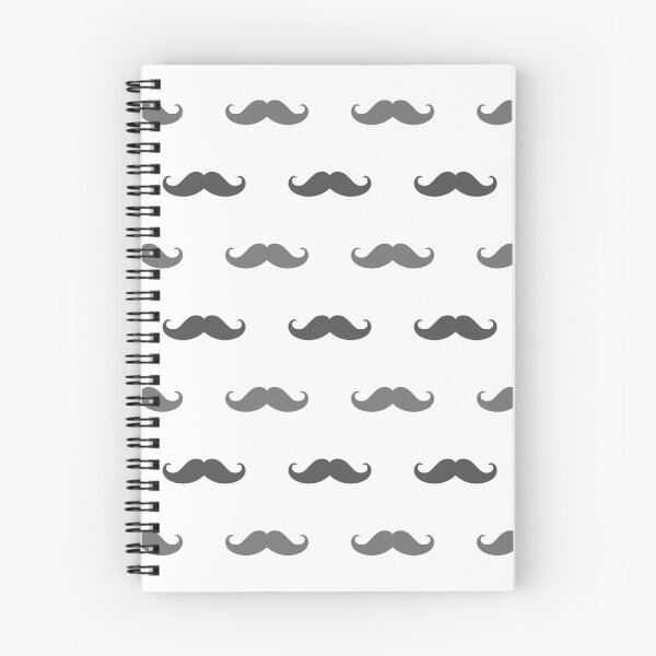 Item preview, Classic Black Handlebar Mustache Pattern designed and sold by ModdiesColors.