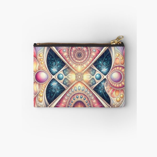 Item preview, Ornate Pastel Psychedelic Jeweled Mandala  designed and sold by Frackxion.