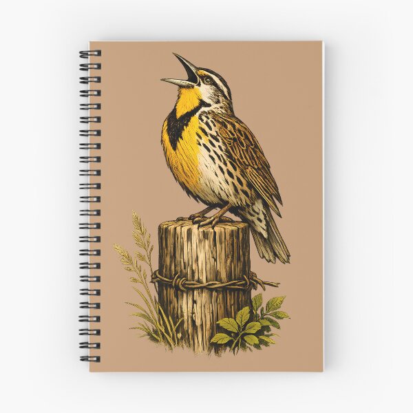 Item preview, A western prairie dog sings on a fence post. designed and sold by Daily Quirk.