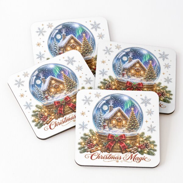 Item preview, Christmas Magic Winter Cabin Snow Globe designed and sold by DYAFLK.