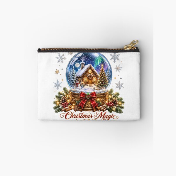 Item preview, Christmas Magic Winter Cabin Snow Globe designed and sold by DYAFLK.