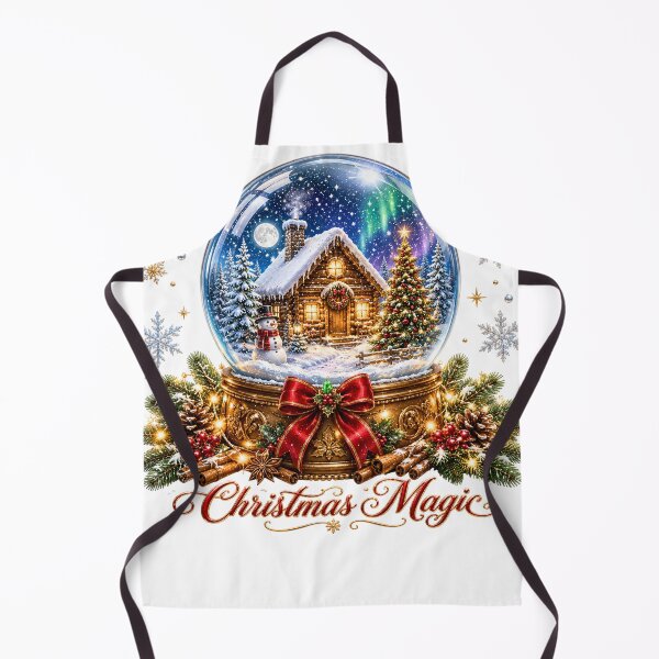 Item preview, Christmas Magic Winter Cabin Snow Globe designed and sold by DYAFLK.
