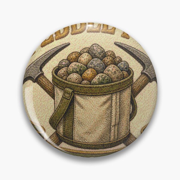 Item preview, Pebble Pup In Training Junior Rockhound Patch designed and sold by BoosterShop.