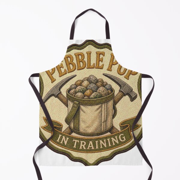 Item preview, Pebble Pup In Training Junior Rockhound Patch designed and sold by BoosterShop.