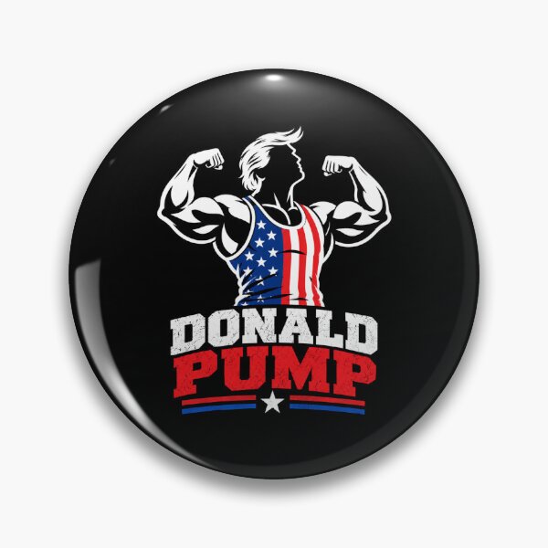 Item preview, Donald Pump – Buff Donald Trump Flexing Fitness Parody designed and sold by TEEJAMBOREE.