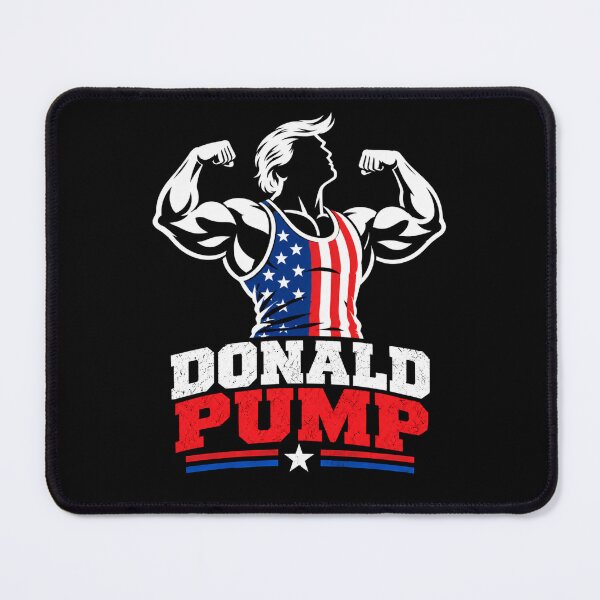 Item preview, Donald Pump – Buff Donald Trump Flexing Fitness Parody designed and sold by TEEJAMBOREE.