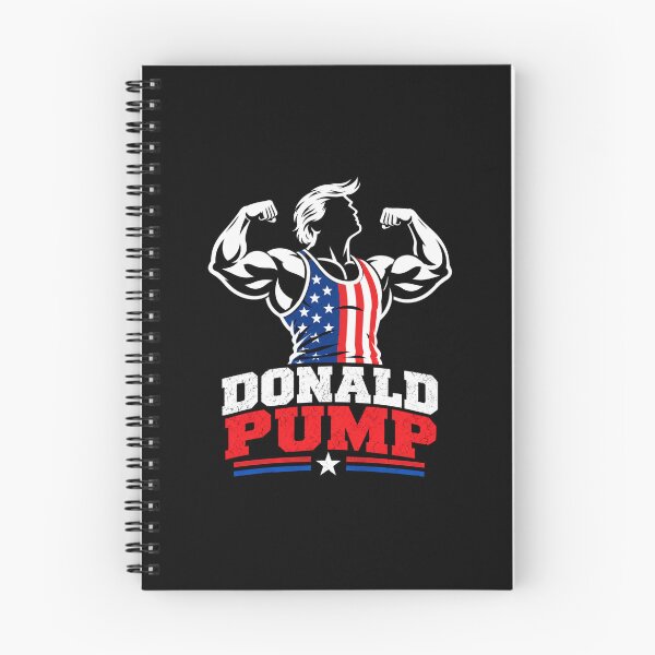 Item preview, Donald Pump – Buff Donald Trump Flexing Fitness Parody designed and sold by TEEJAMBOREE.