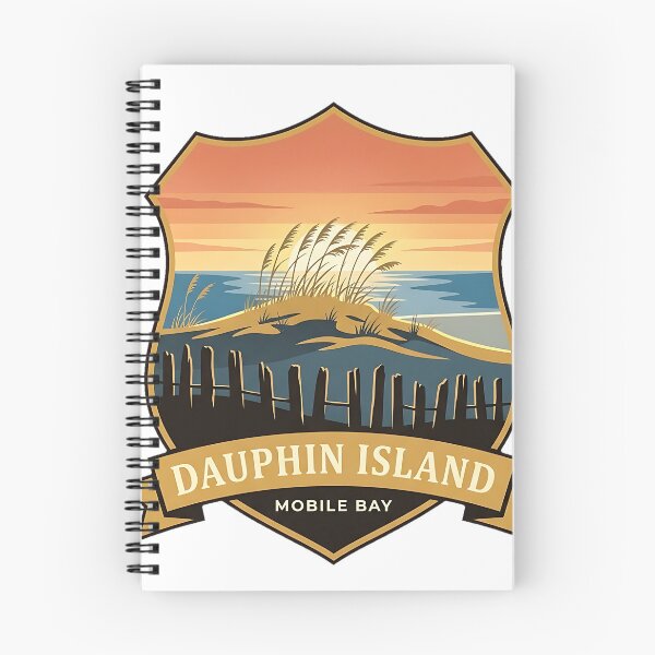 Item preview, Dauphin Island Mobile Bay Alabama Dune Crest Sticker designed and sold by DetourDgn.